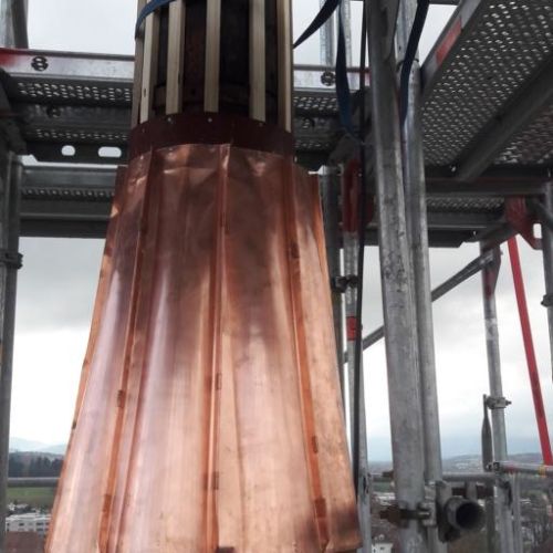 07 Kirchturm Münsingen Erster Ring Ziegel